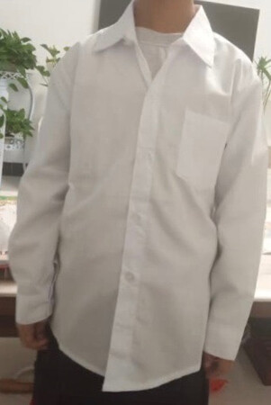 配学校校服穿的，质量还不错，很好洗，