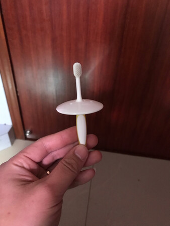 小牙刷太可爱了，儿子很喜欢爱不释手！京东物流依然强大。