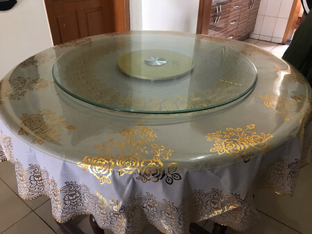 桌布收到！一次完美购物！大小正合适！棒棒哒！?