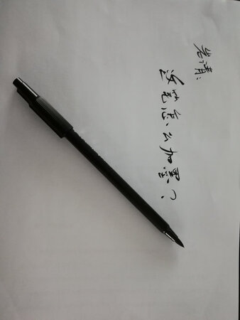 同学推荐的，用起来也不错，唯独是没想到不能再注墨，是一次性的！