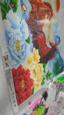 到手几天了，好大一幅哦，画面清晰，布料很好