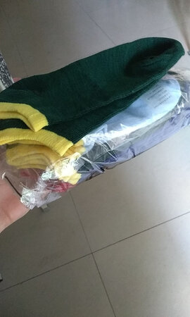 物流很快，袜子也很不错，颜色还不错。以为会很薄，结果还不错，这价格算是很划算了。