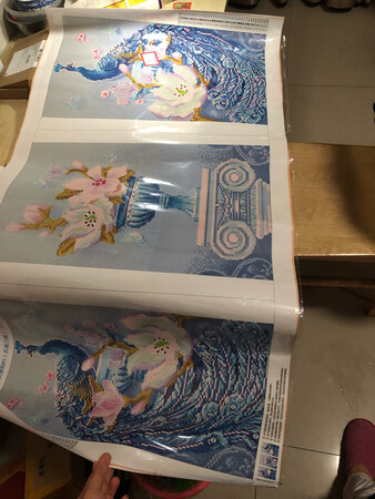 钻石绣收到了，质量不错图也好看
