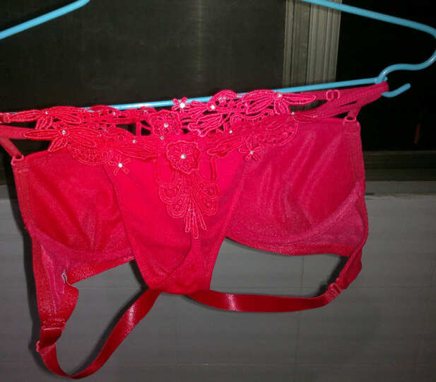 慕娜妃 夏季薄款前扣Y形美背露背丁字裤少女性