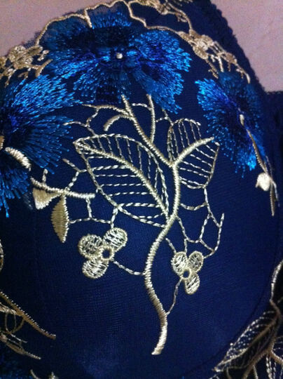 金銮世家性感刺绣<em>女士胸罩</em> 收副乳调整型内衣