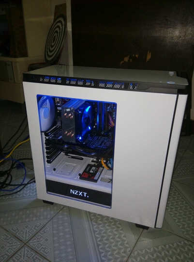 恩杰(NZXT) H440 白色 (全钢顶部前面面板\/液体