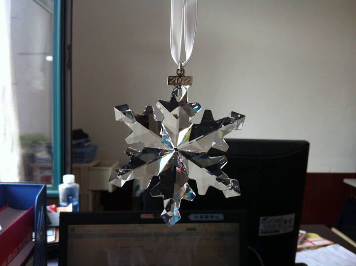 施华洛世奇swarovski 圣诞大雪花挂件1125019