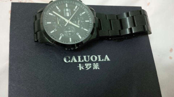 卡罗莱(CALUOLA)全自动机械表皮带男士手表