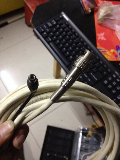 龙视安(loosafe) 免焊监控BNC接头\/Q9视频头 1