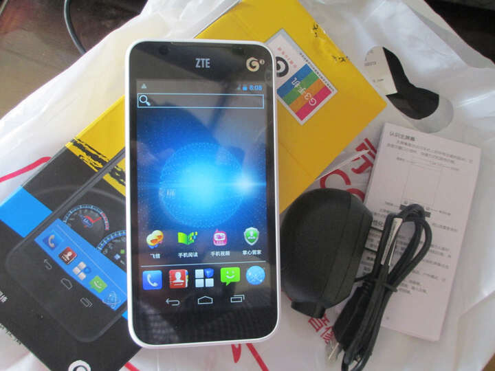 中兴(zte)u817+3g手机(白色)td-scdma\/gsm--手