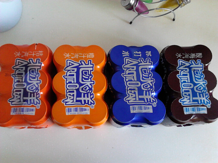 北冰洋 橙味+桔味+酸梅汁汽水+苏打水 330ml*