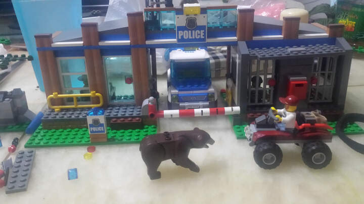 LEGO 乐高 城市系列 森林警察局 L4440--做工