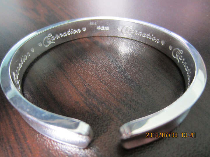 母亲节礼物唯一(Winy)999千足银手镯 感恩之花