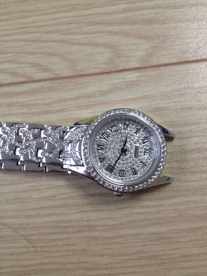 玛丽莎(Melissa)奥地利水晶尊贵奢华镶钻钢带潮