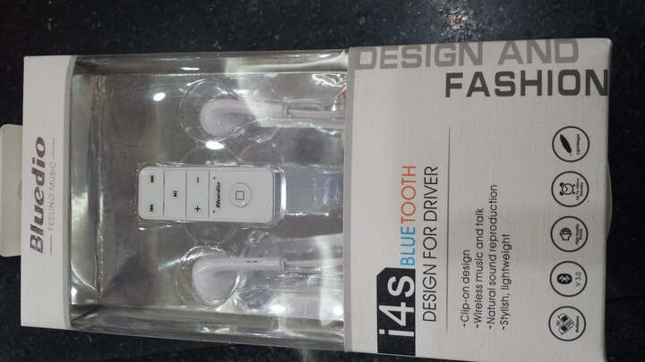 蓝弦(Bluedio) I4S 蓝牙耳机 白色--很满意,强烈推