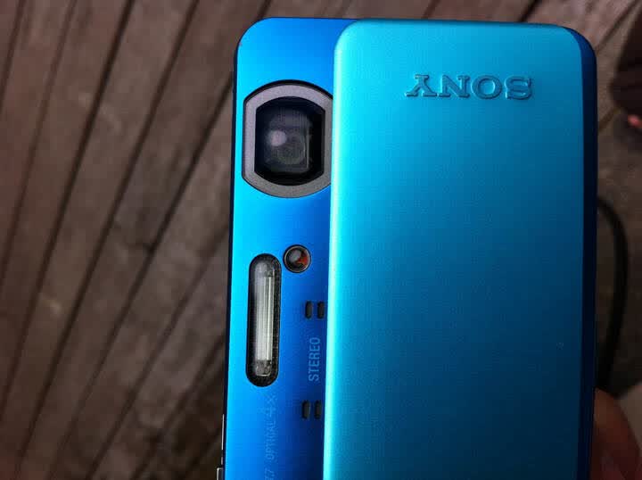 索尼(SONY) DSC-TX20 数码相机 蓝色(1620万