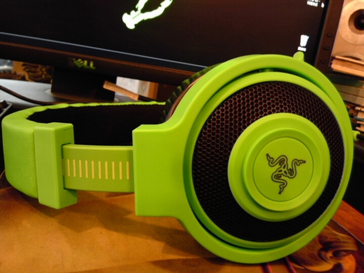 雷蛇(Razer)北海巨妖 Kraken 游戏耳麦 绿色--不