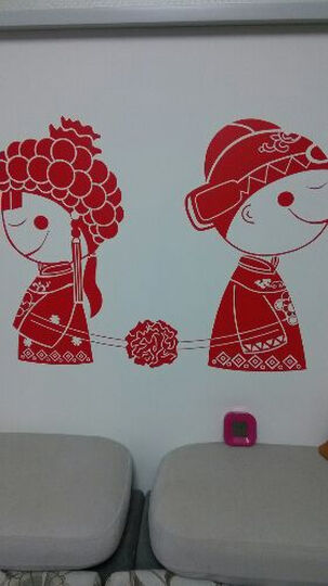 喜字贴婚庆用品中式西式婚礼酒店饭店包厢婚礼