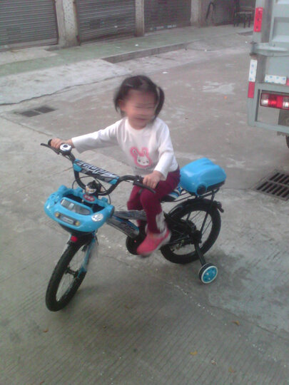 好来喜儿童自行车童车男女款14\/16寸送打气筒