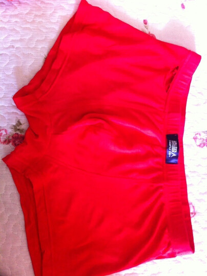 支持货到付款 健将<em>红内裤</em> 莫代尔<em>男士平角裤</em> 本