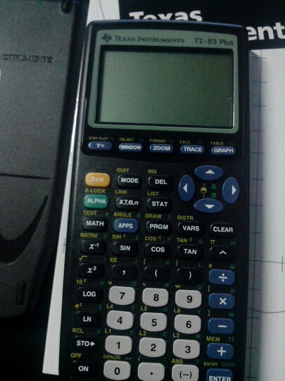 德州仪器(Texas Instruments)TI-83plus 图形计算器AP/SAT考试计算机 晒单图