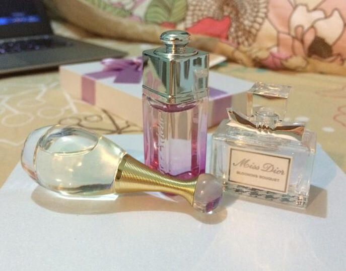 迪奥Dior香水3件套装礼盒装真我5ml花漾小姐5