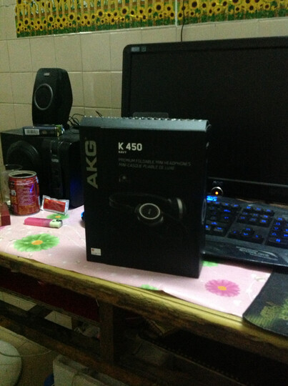 AKG K450 头戴式耳机--K77坏了 换个K450