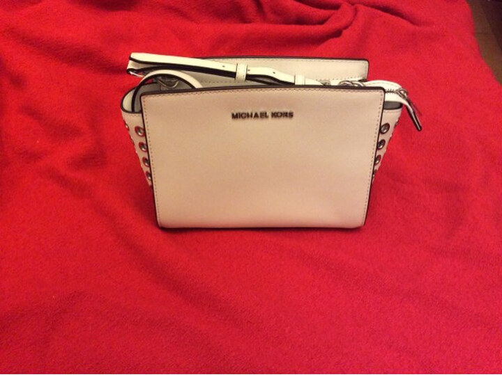 Michael Kors 迈克.科尔斯 MK新款白色真皮笑脸