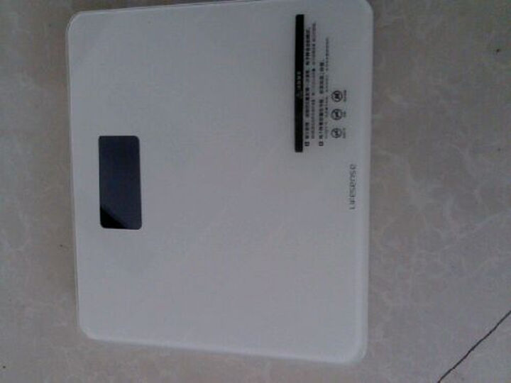 乐心(LIFESENSE) A3 电子秤 体重秤 (炫酷白)-