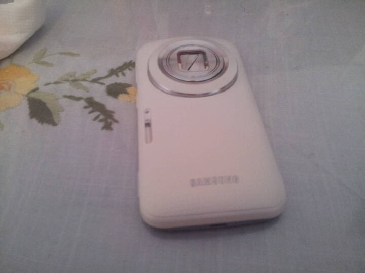 三星 Galaxy K Zoom C1116 3G手机 (闪耀白) W
