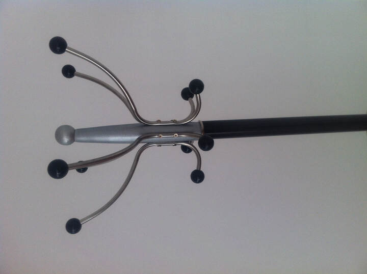 泉众万源 时尚创意金属杆衣帽架 室内落地挂衣