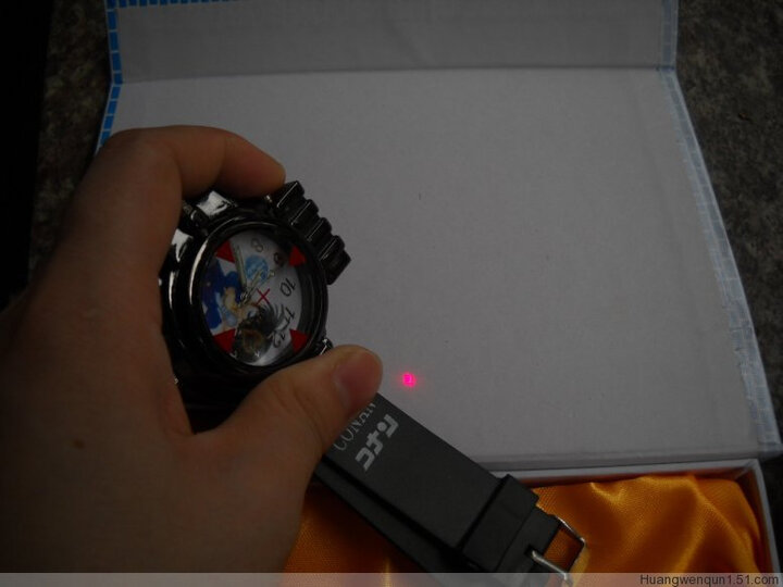 思恩 柯南激光放大镜功能儿童玩具手表 动漫周