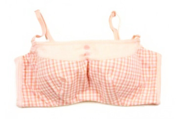 纷EFENE 纯棉格子 百搭OL时尚聚拢抹<em>胸围文</em>