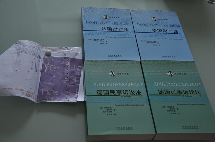 外国法学名著:德国民事诉讼法(上下册)--我也来
