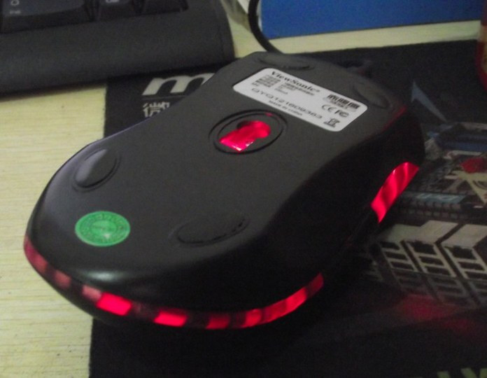 优派(ViewSonic)MU662赤腹鹰(红光版) 游戏鼠