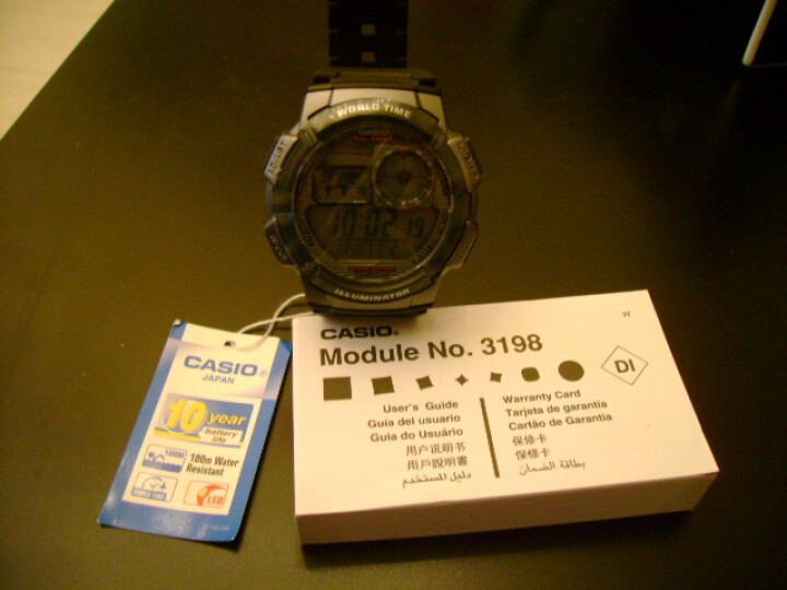 CASIO卡西欧男士手表卡西欧运动型手表 AE-1