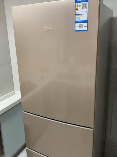 美的（Midea）三门冰箱小型家用213升 多门节能电冰箱 BCD-213TM(E) 晒单图