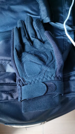 全指战术手套男冬季户外手套运动防护保暖骑车手套加绒耐磨 黑色 中号L 晒单图