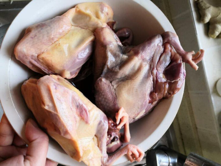 农谣 鸽子肉新鲜乳鸽3只装杀前约1500g 农家鸽子肉其他禽类现杀 晒单图
