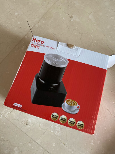 Hero 电动打奶器冷热家用咖啡打奶器全自动磁旋牛奶搅拌机奶泡器 晒单图