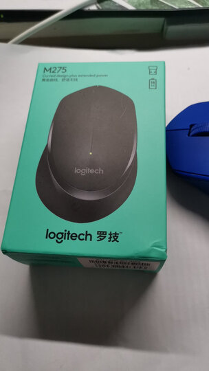 罗技(Logitech)M275(M280) 鼠标 无线鼠标 办公鼠标 右手鼠标 黑色 带无线2.4G接收器 晒单图