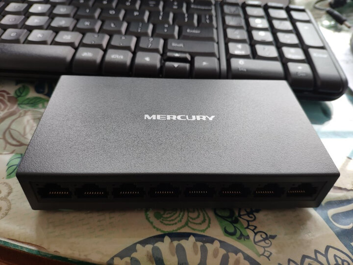 水星(MERCURY)S108D 8口百兆钢壳交换机 网线网络分线器 家用宿舍监控工程分流器 晒单图