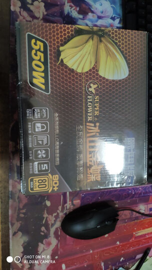 振华(SUPER FLOWER)额定550W 冰山金蝶550战斗版 电源(80PLUS金牌/支持背线/5年保固) 晒单图