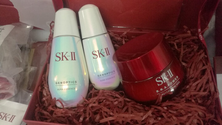 SK-II神仙水230ml+大红瓶50g护肤套装化妆品礼盒(礼盒内赠洗面奶+清莹露+眼霜)SK2精华液 面霜 618预售 晒单图
