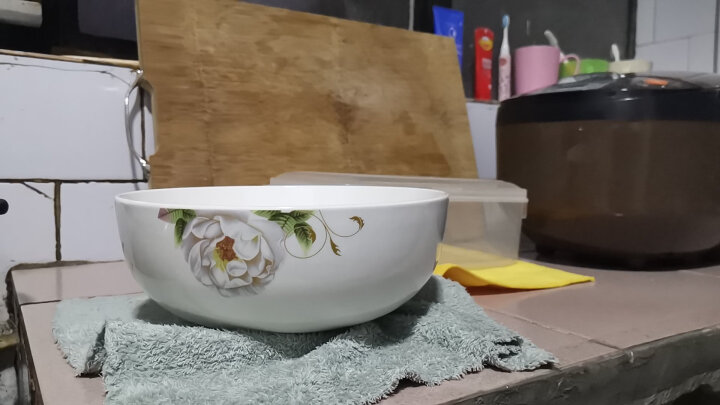 万毅陶瓷餐具 陶瓷米饭碗套装(5英寸)韩式餐具套装陶瓷碗套装(6只装) 今生最爱 晒单图