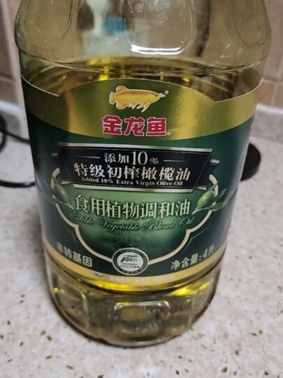 金龙鱼食用油 添加10%特级初榨橄榄调和油4L(新老配方随机发货) 晒单图