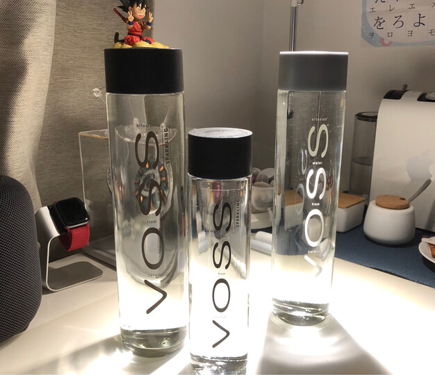 挪威原装进口芙丝(VOSS)饮用天然泉水(深层自流)330ml*24(塑料瓶)整箱装 晒单图