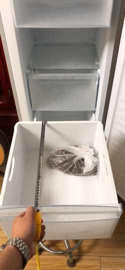 海尔(Haier) 193升分区大抽屉防串味家用立式冷柜 母婴母乳小冰箱冰柜 BD-193DL 晒单图