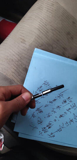 毕加索（pimio）钢笔 签字笔财务特细0.38mm商务办公礼品成人学生练字男女生日礼物马拉加系列916纯黑色 晒单图