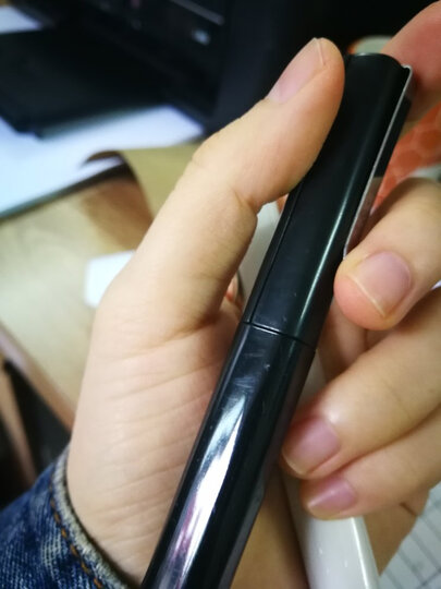晨光(M&G)文具创意笔式剪刀 学生便携式手工剪纸刀 简约黑白办公剪子 2把装ASS91481 晒单图